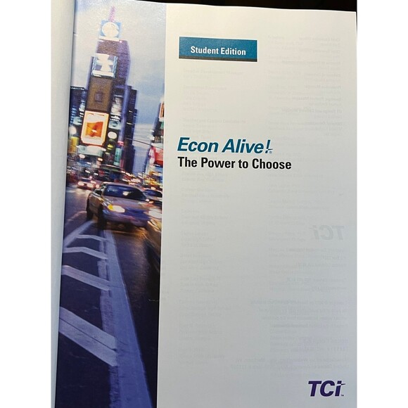 Econ Alive! The Power to Choose Student Edition (Bx X) - Picture 6 of 8